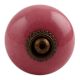 Dark Pink Antique Fitting Ceramic Cabinet Knob
